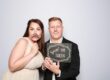 Glam booth photo at a wedding event in Calgary