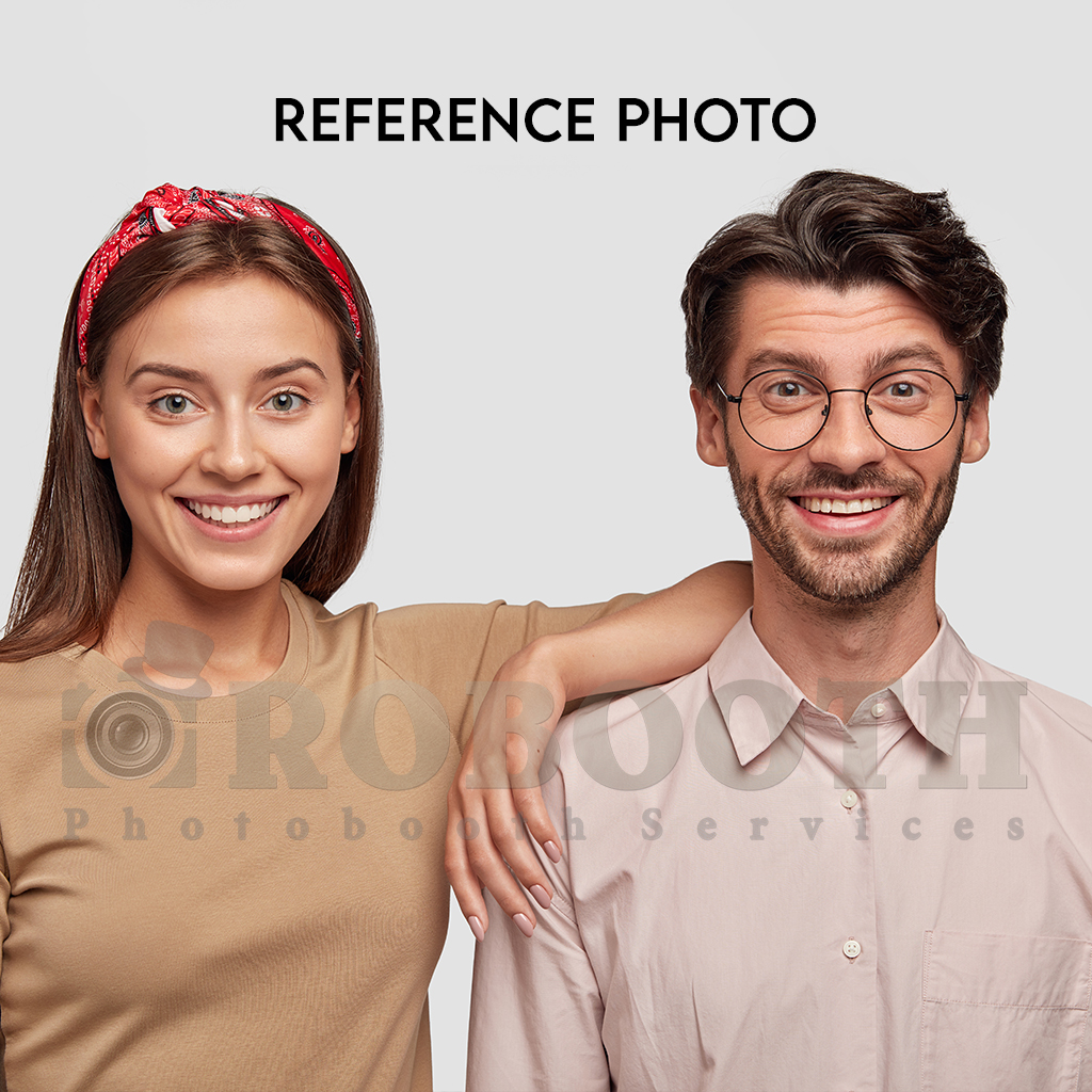 Reference photo used by Robooth AI photo booth in Calgary for corporate event image generation