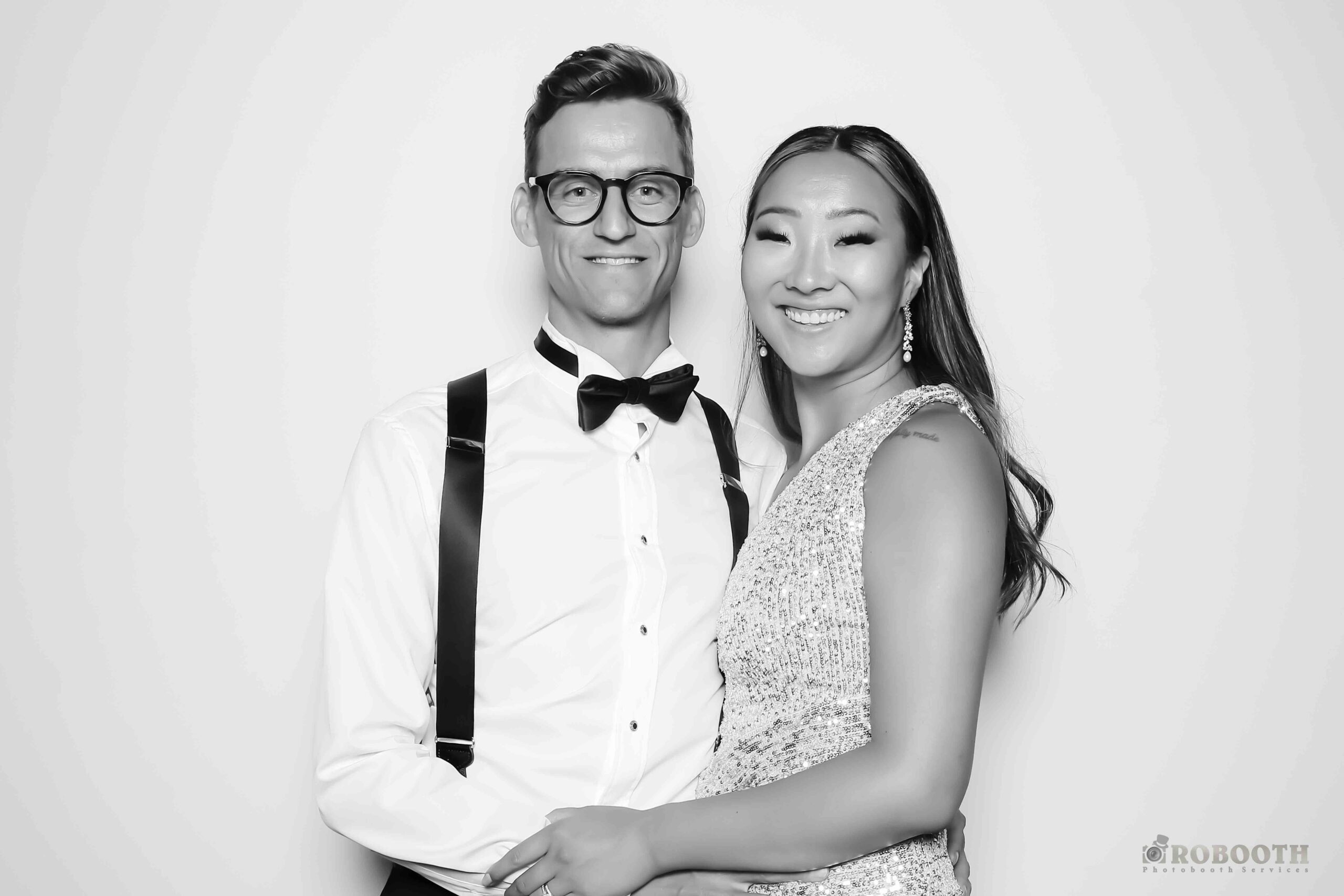 Robooth luxury photo booth setup at an upscale Calgary and Banff event